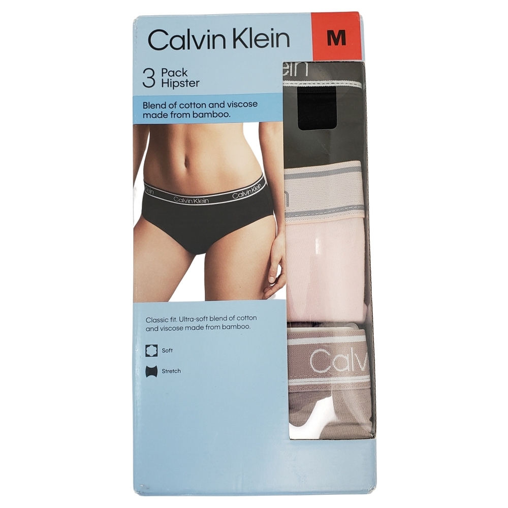 Calvin Klein Underwear Women Hipster 3 Pairs NWT